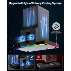 Resim Konsol İstasyonu Xbox Series x Fanlı Stand Rgbli Xbox Şarj Istasyonu Oyun ve Konsol Standı 