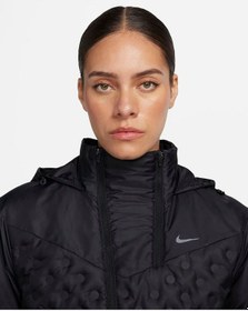 Resim Therma-fit Adv Aeroloft Running Full-zip Hoodie Kadın Ceket Siyah 