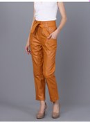 Resim Basics&more Kadın Hakiki Deri Pantolon P01 Camel 