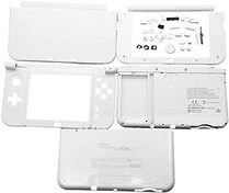 Resim Yeni 3DS XL LL Tam Kabuk Seti Muhafaza Kılıfı Beyaz Yedek, Nintendo New3DS XL LL New3DSXL için, Kasa Kapak Plakaları + Düğmeler + Vidalar + Stylus + Kauçuk Pedler + Ekran Koruyucu + Fişler 