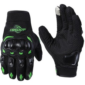 Resim Teltree Bsddp Motosiklet Sürüş Eldiveni Rh-a0136 Yeşil M: Çarpma Koruma, Dokunmatik Ekran, Kayma Önleyici Palmiye Ve Şok Emici Poliester - Dikişli Kumaş Eldiveni 