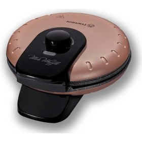 Resim Altın Renkli Waffle Makinesi, Pratik ve Şık Süngerli Tasarım 