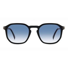 Resim David Beckham Unisex Siyah-mavi Organik Degrade (UV) Cam Selüloz Asetat (SELÜLOİD) Kapalı Çerçeve Tasarım Güneş G 