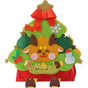 Resim Suntek Kendin Yap Keçe Yılbaşı Ağacı Çocuklar Geyik " 