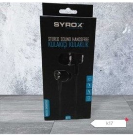 Resim Syrox K17 Kulak İçi Kablolu Kulaklık 