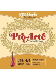 Resim D'addario J56 Keman Tel Seti. Pro-Arte. Scale 4/4. Medıum Tensıo 