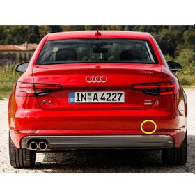 Resim Audi A4 2016-2020 Sedan Arka Tampon Çeki Demiri Kapağı 8W5807441 