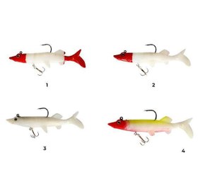 Resim Captain 3553 Bobo Pike Soft 12cm Turna Silikonu Suni Balık - 3 