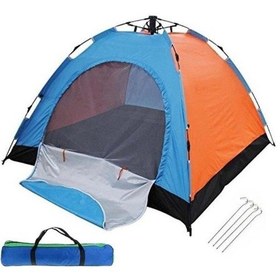 Resim Periboia Kurulumlu Kamp Çadırı 6 Kişilik 220x250x150 Cm Çok Renkli 