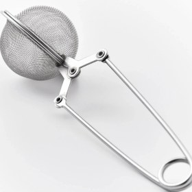 Resim IKEA Idealisk Paslanmaz Çelik Bitki Çayı Demleme Süzgeci Maşalı Çay Süzgeci 