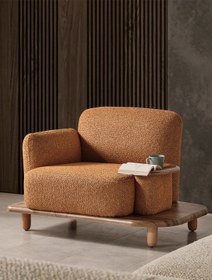 Resim Eymense Ege Modern Sehpalı Berjer Tekli Koltuk 