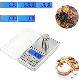 Resim 200G 0.01G Hassas Dijital Terazi Beyaz Profesyonel Kullanım 