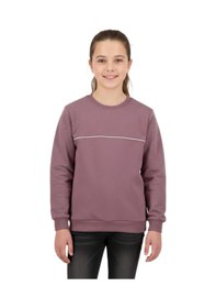 Resim Kız Çocuk Taşlı Sweatshirt Bgl-st05268 Gül Kurusu 