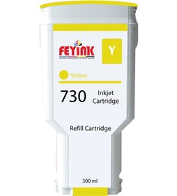 Resim Feyink Hp 730 Yellow Y Mürekkep Dolumlu Feyink Kartuş 
