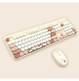 Resim Uravas Store Hello Bear Sütlü Çay Klavye Mouse Set 