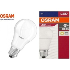 Resim Osram Led Ampul 8,5 Watt E27 Duy 806 Lümen-10 Adet 