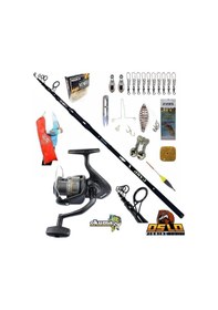 Resim Revenger Rv-65 Oslo Carp-x 390cm 3,5lbs Profesyonel Surf Sazan Kıyı Olta Takımı Seti 