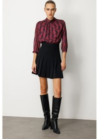 Resim Ekol Kadın Piliseli Tenis Etek 2005 Siyah Siyah 