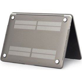 Resim Arabulalaca Macbook Pro 13" A1989 A2159 Mat Doku Kılıf Mat Füme 