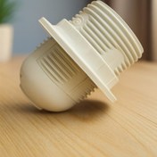 Resim Venon 1 Adet E-27 Beyaz Avize Duy Takımı Dişli Duy Avize, Abajur, Masa Lambası İçin Uyumlu ve Şık Tasarım 