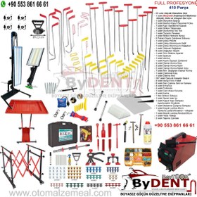 Resim 410 Parça Full Profesyonel Pdr Boyasız Göçük Onarım Seti 