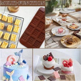 Resim Mediterian Esnek ve yapışmaz silikondan kalıp, pratik ve yeniden kullanılabilir, kahverengi 