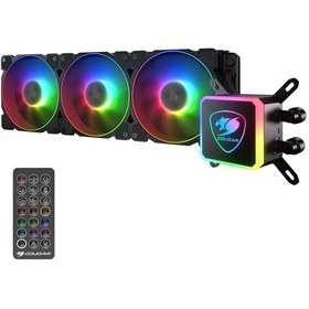 Resim COUGAR 360MM AQUA ARGB 360 SIVI SOĞUTMALI İŞLEMCİ FANI 