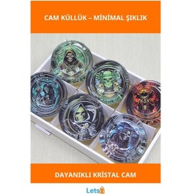 Resim Şık Minimalist Dayanıklı Cam Küllük Model 34 
