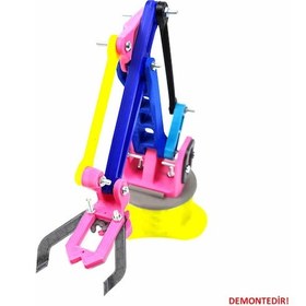 Resim 3D Baskı Robot Kol Seti Vida Parçaları Eezybotarm Demonte 