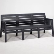 Resim Modalife Lara Üçlü Bahçe Balkon Koltuğu 