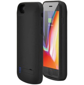 Resim Apple Uyumlu iPhone Se 2020 Kılıf Şarjlı Standlı Harici Batarya 5000 Mah 