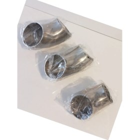 Resim Woodhub Paslanmaz Krom Dirsek Boru 70MM. 