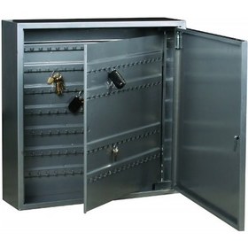 Resim 100 Lü Anahtar Saklama Panosu Kilitli Gri 