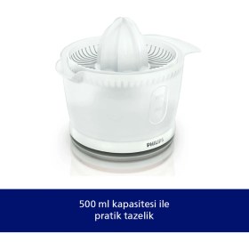 Resim Philips Daily Collection Narenciye Sıkacağı, 25W, 500 ml Sürahi, Otomatik Yön Değiştirme HR2738/00 