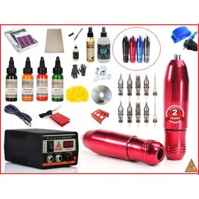 Resim Xl-5340B Hybrıd Tattoo Pen Dövme Makinası Seti - Mabuchı Motor 