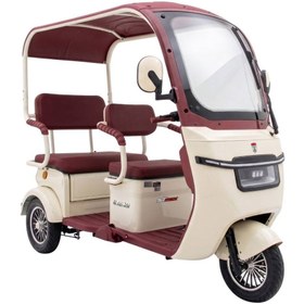 Resim Stmax Ultra Neo 3 Tekerli Kabinli Elektrikli Moped - Krem Bordo 