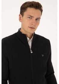 Resim U.s. Polo Assn. Erkek Siyah Hırka Triko 50315024-vr046 Sıyah 