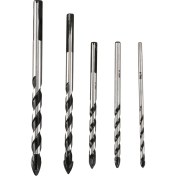 Resim Porselen Seramik Karo, Beton, Tuğla, Cam, Plastik Duvar ve Ahşap Için 5 Parça Çok Malzemeli Tungsten Karbür Matkap Ucu Seti (3mm 4mm 5mm 6mm 8mm) (Yurt Dışından) 