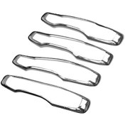 Resim Volvo Xc60 Xc90 S90 V90 2018-2020 Kapı Kolu Dekorasyon Ünitesi, 4 Adet Abs Gümüş Kaplama, Kolay Kurulum, Otomatik Yapıştırıcı Bandı Dahil 