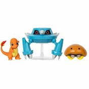 Resim Pokemon Battle 3'lü Figür S14 Charmander-Metang-Kabuto 