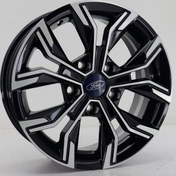 Resim R1 Wheels 15 inç 5*114.3 ET35 Siyah Jant Takımı (J-344) 