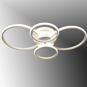 Resim TT Aydınlatma TT035-4-BY Tt Aydınlatma Drone Modeli Mat Beyaz 4 Lü LED Avize 