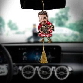 Resim Kişiye Özel Komando Karikatürlü Araba Süsü 