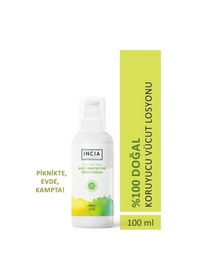 Resim INCIA %100 Doğal Koruyucu Vücut Losyonu Sprey Yenidoğan Bebek Çocuk İçin Limon Okaliptus Vegan 100 ml 