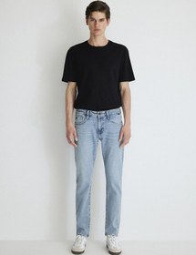 Resim Mavi - Jake Classic Denim Puslu Açık Mavi Jean Pantolon 0042286799 Açık Mavi 