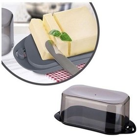 Resim Kilitli Plastik Kapaklı Kahvaltılık Tereyağlık Peynirlik Erzak Saklama Kabı Ap-9428 