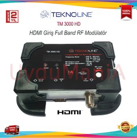 Resim Teknoline Tm 3000 Hd - Hdmi Giriş Full Band Rf Modülatör 