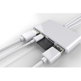 Resim 3 In1 Iphone+usb C+ Usb A Kamera Okuyucu Kart Okuyucu 32664-36 