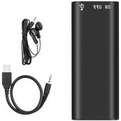 Resim Createtech 3'ü 1 Arada Mp3 Çalar Profesyonel Dijital Ses Kaydedici 192kbps Mini Ses Kayıt Cihazı 