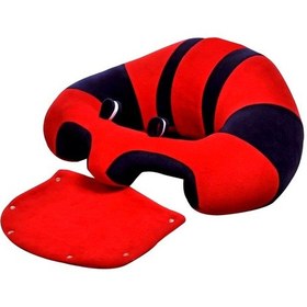 Resim Bebek Yatmaz Destek Oturma Minderi - Kırmızı Lacivert 